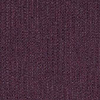 Kvadrat Fiord fabric, color 591, displays a plum heathered loop texture with vertical ribbing and a matte, plush surface.